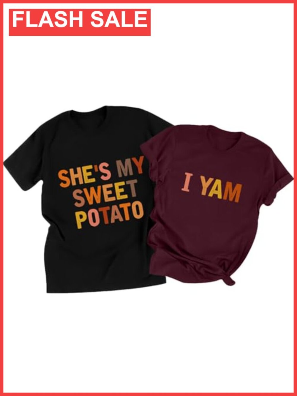 Thanksgiving Couple Shirt Cotton Blend Crew Neck Short Sleeve Tee
